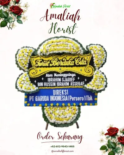 Papan Bunga Duka di Jagung